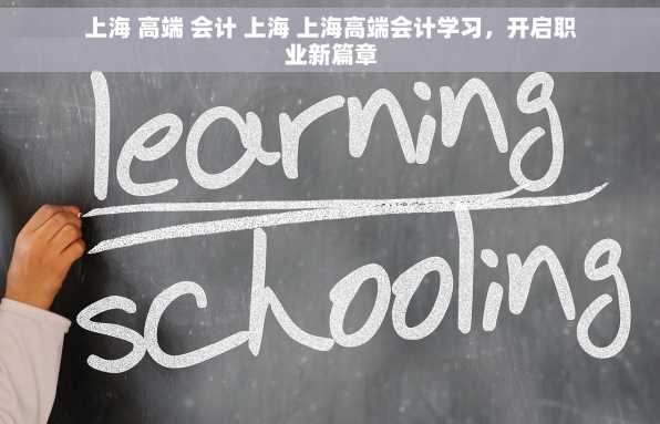 上海 高端 会计 上海 上海高端会计学习，开启职业新篇章