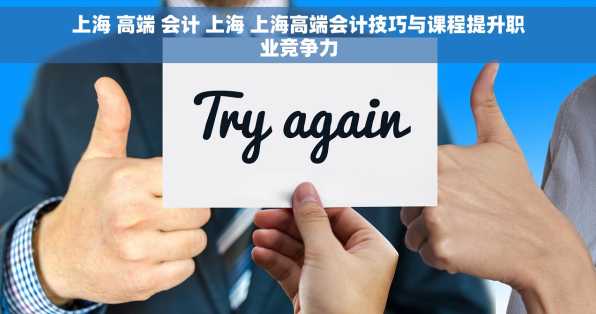 上海 高端 会计 上海 上海高端会计技巧与课程提升职业竞争力