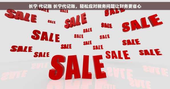 长宁 代记账 长宁代记账，轻松应对税务问题让财务更省心