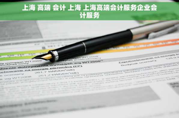上海 高端 会计 上海 上海高端会计服务企业会计服务