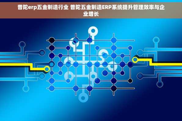 普陀erp五金制造行业 普陀五金制造ERP系统提升管理效率与企业增长