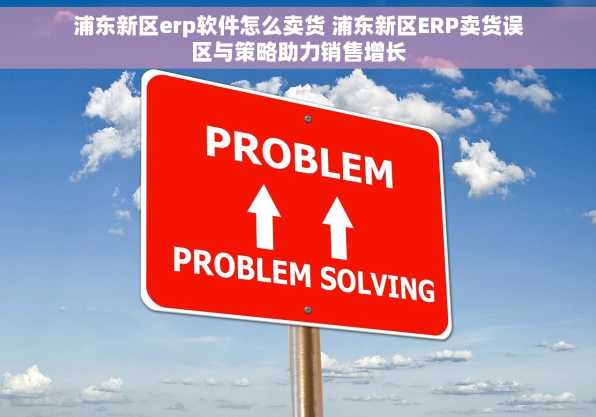 浦东新区erp软件怎么卖货 浦东新区ERP卖货误区与策略助力销售增长