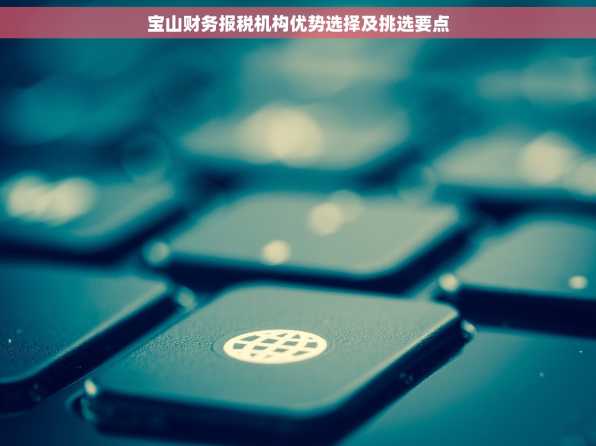 宝山财务报税机构优势选择及挑选要点