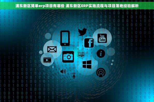 浦东新区简单erp项目有哪些 浦东新区ERP实施流程与项目落地经验解析