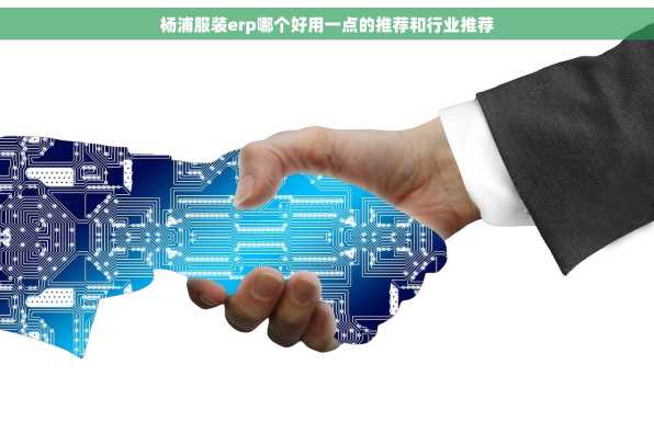 杨浦服装erp哪个好用一点的推荐和行业推荐