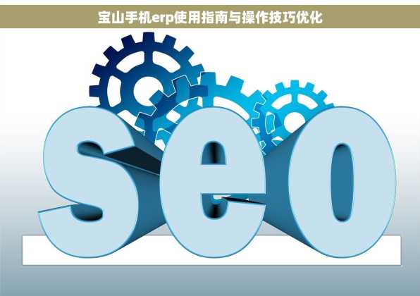 宝山手机erp使用指南与操作技巧优化