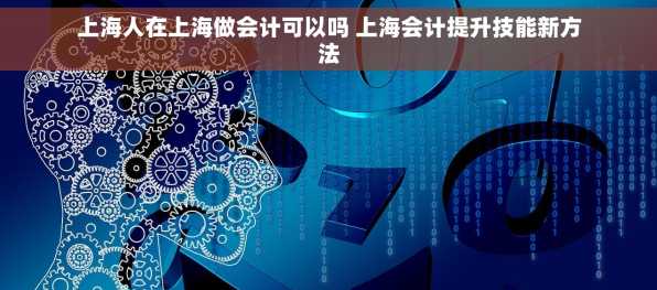 上海人在上海做会计可以吗 上海会计提升技能新方法