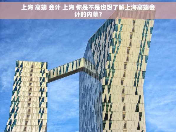 上海 高端 会计 上海 你是不是也想了解上海高端会计的内幕？