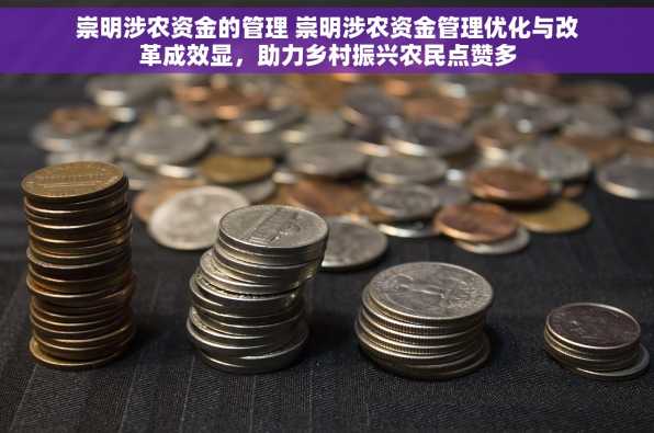 崇明涉农资金的管理 崇明涉农资金管理优化与改革成效显，助力乡村振兴农民点赞多