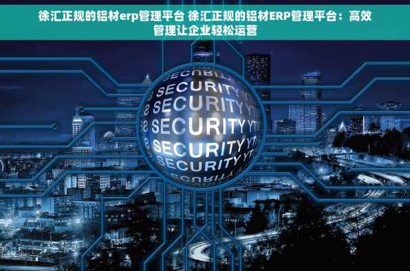 徐汇正规的铝材erp管理平台 徐汇正规的铝材ERP管理平台：高效管理让企业轻松运营
