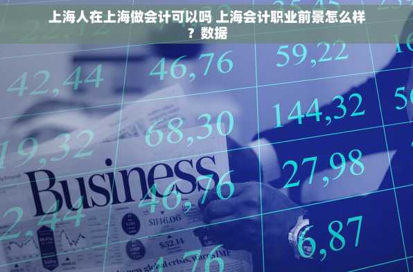 上海人在上海做会计可以吗 上海会计职业前景怎么样？数据