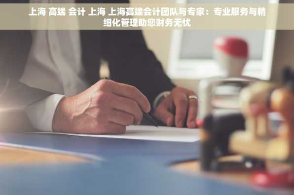 上海 高端 会计 上海 上海高端会计团队与专家：专业服务与精细化管理助您财务无忧