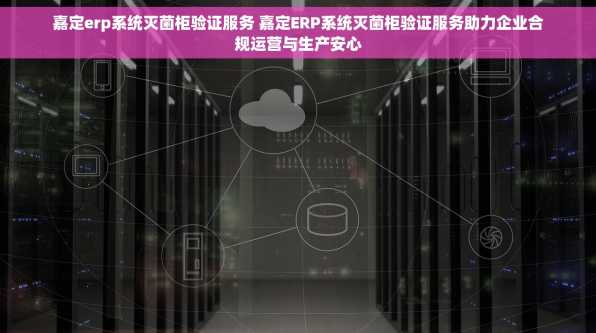 嘉定erp系统灭菌柜验证服务 嘉定ERP系统灭菌柜验证服务助力企业合规运营与生产安心