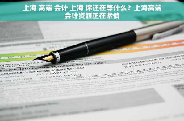 上海 高端 会计 上海 你还在等什么？上海高端会计资源正在紧俏