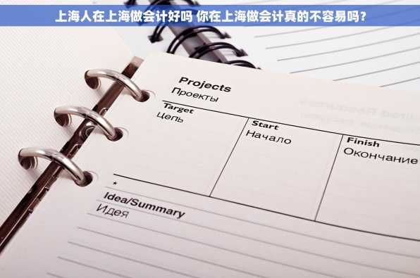 上海人在上海做会计好吗 你在上海做会计真的不容易吗？