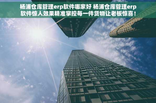 杨浦仓库管理erp软件哪家好 杨浦仓库管理erp软件惊人效果精准掌控每一件货物让老板惊喜！