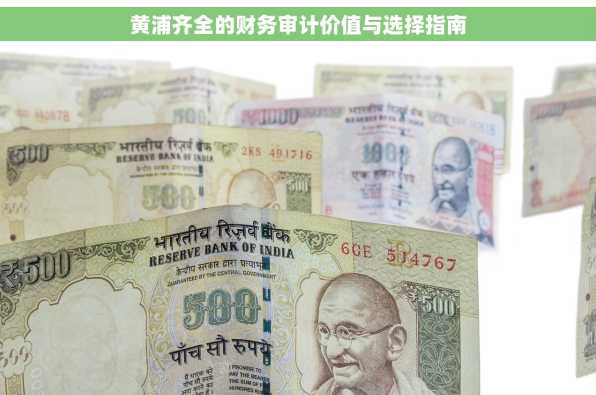 黄浦齐全的财务审计价值与选择指南