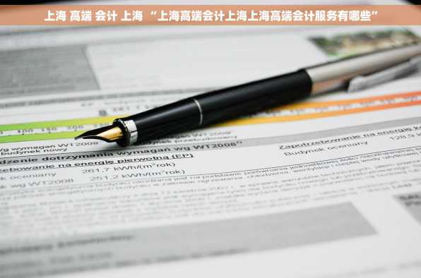 上海 高端 会计 上海 “上海高端会计上海上海高端会计服务有哪些”