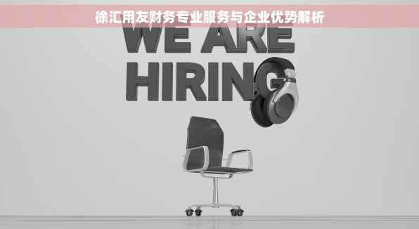 徐汇用友财务专业服务与企业优势解析