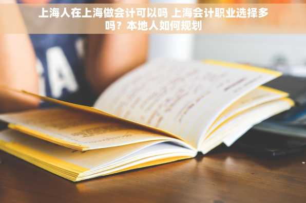 上海人在上海做会计可以吗 上海会计职业选择多吗？本地人如何规划