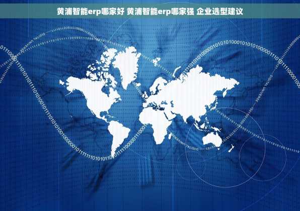 黄浦智能erp哪家好 黄浦智能erp哪家强 企业选型建议
