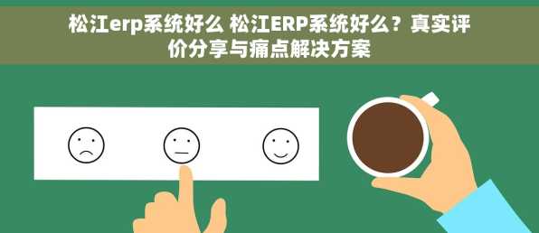 松江erp系统好么 松江ERP系统好么？真实评价分享与痛点解决方案
