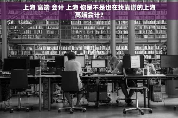 上海 高端 会计 上海 你是不是也在找靠谱的上海高端会计？