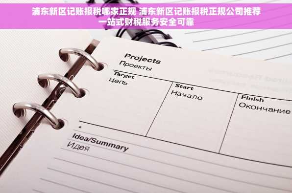 浦东新区记账报税哪家正规 浦东新区记账报税正规公司推荐一站式财税服务安全可靠
