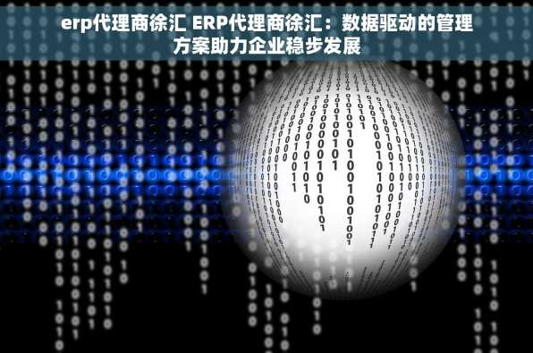 erp代理商徐汇 ERP代理商徐汇：数据驱动的管理方案助力企业稳步发展