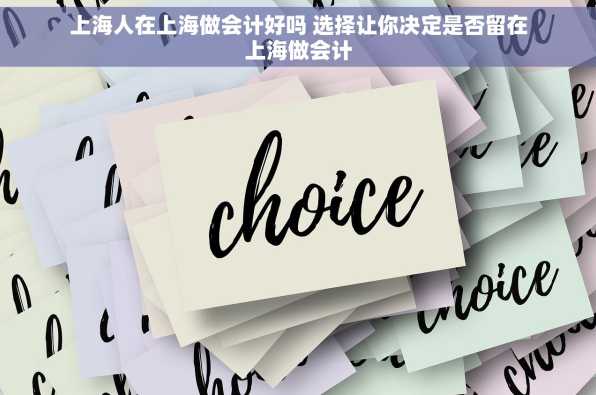 上海人在上海做会计好吗 选择让你决定是否留在上海做会计
