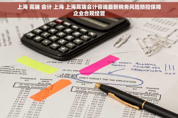 上海 高端 会计 上海 上海高端会计咨询最新税务风险防控保障企业合规经营