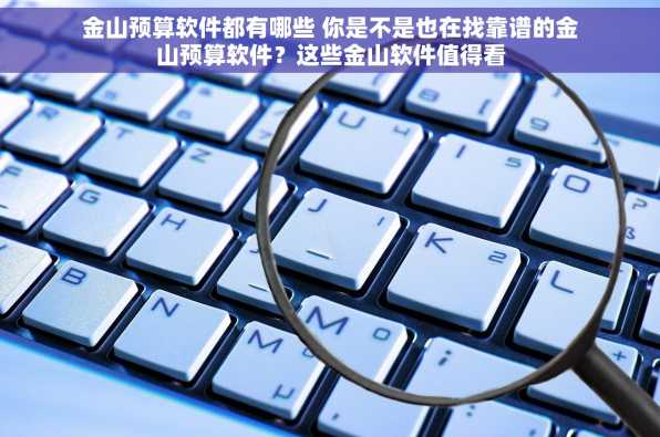 金山预算软件都有哪些 你是不是也在找靠谱的金山预算软件？这些金山软件值得看