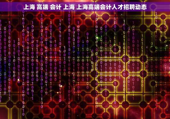 上海 高端 会计 上海 上海高端会计人才招聘动态