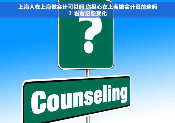 上海人在上海做会计可以吗 你担心在上海做会计没前途吗？看看这些变化
