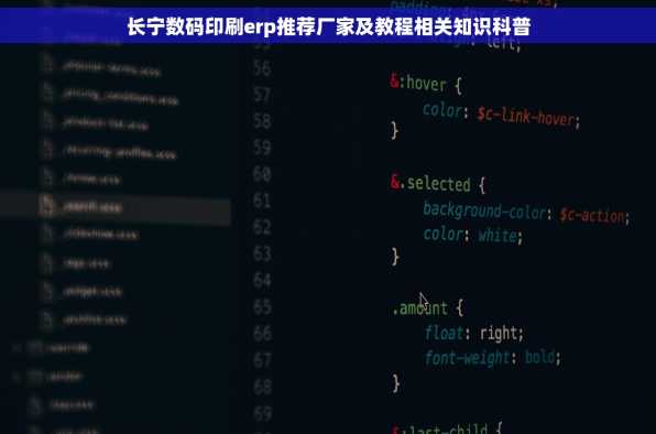长宁数码印刷erp推荐厂家及教程相关知识科普