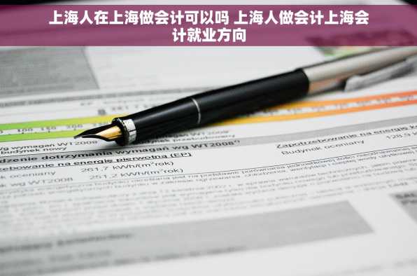 上海人在上海做会计可以吗 上海人做会计上海会计就业方向