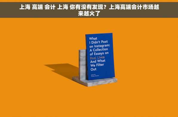 上海 高端 会计 上海 你有没有发现？上海高端会计市场越来越火了