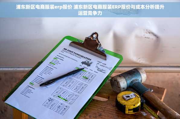 浦东新区电商服装erp报价 浦东新区电商服装ERP报价与成本分析提升运营竞争力