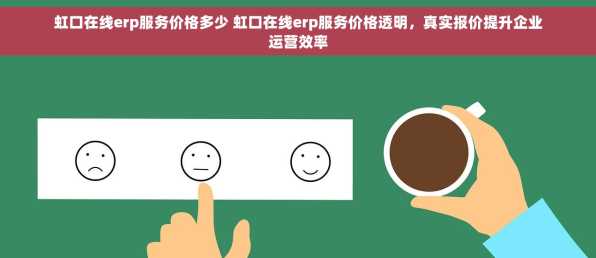 虹口在线erp服务价格多少 虹口在线erp服务价格透明，真实报价提升企业运营效率