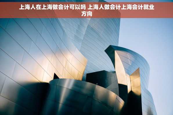 上海人在上海做会计可以吗 上海人做会计上海会计就业方向