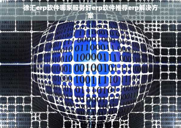 徐汇erp软件哪家服务好erp软件推荐erp解决方案