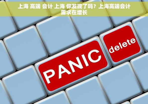 上海 高端 会计 上海 你发现了吗？上海高端会计需求在增长
