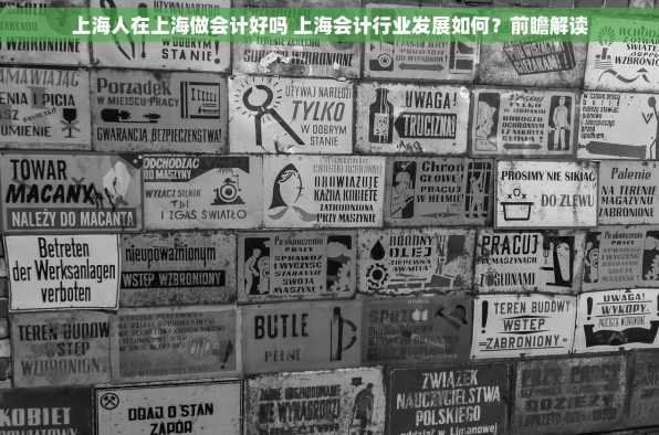 上海人在上海做会计好吗 上海会计行业发展如何？前瞻解读