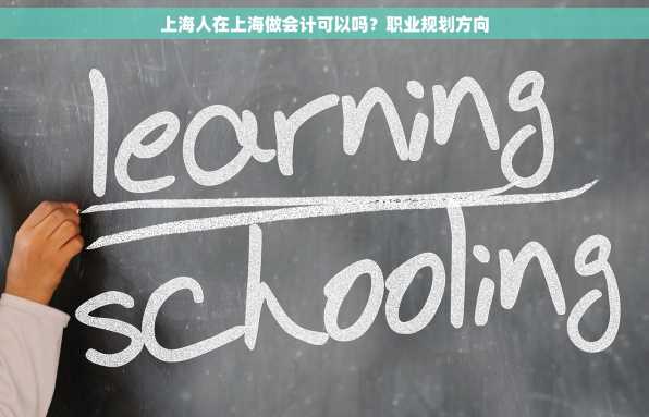 上海人在上海做会计可以吗？职业规划方向