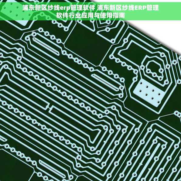 浦东新区纱线erp管理软件 浦东新区纱线ERP管理软件行业应用与使用指南
