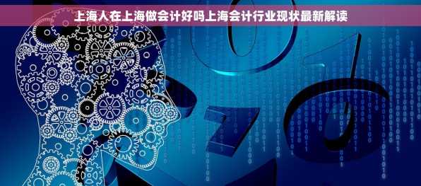 上海人在上海做会计好吗上海会计行业现状最新解读