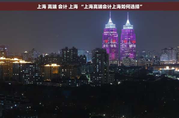 上海 高端 会计 上海 “上海高端会计上海如何选择”