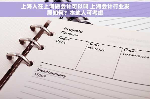 上海人在上海做会计可以吗 上海会计行业发展如何？本地人可考虑