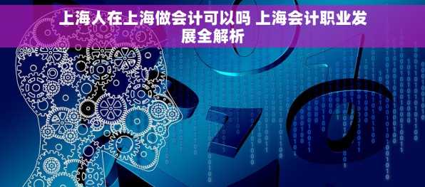 上海人在上海做会计可以吗 上海会计职业发展全解析