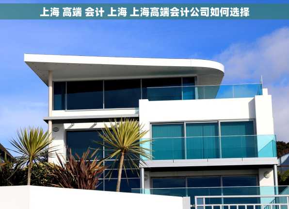 上海 高端 会计 上海 上海高端会计公司如何选择